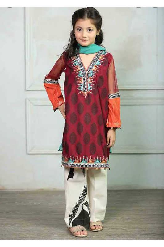 Maria B kids - 3 Pcs - PP91124
