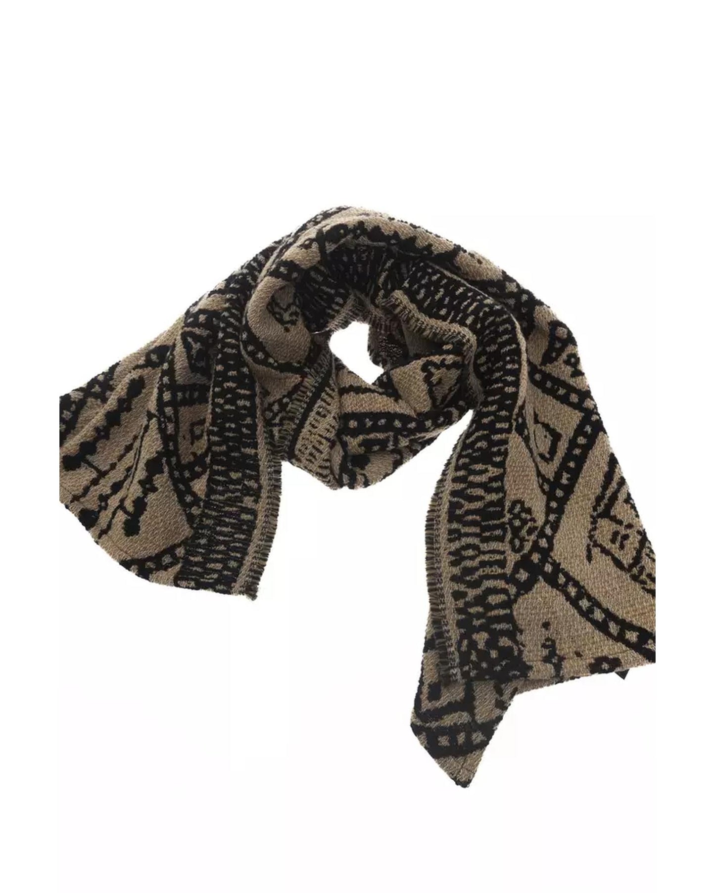 Alpha Studio Women's Scandinavian Jacquard Double-Face Stole - One Size