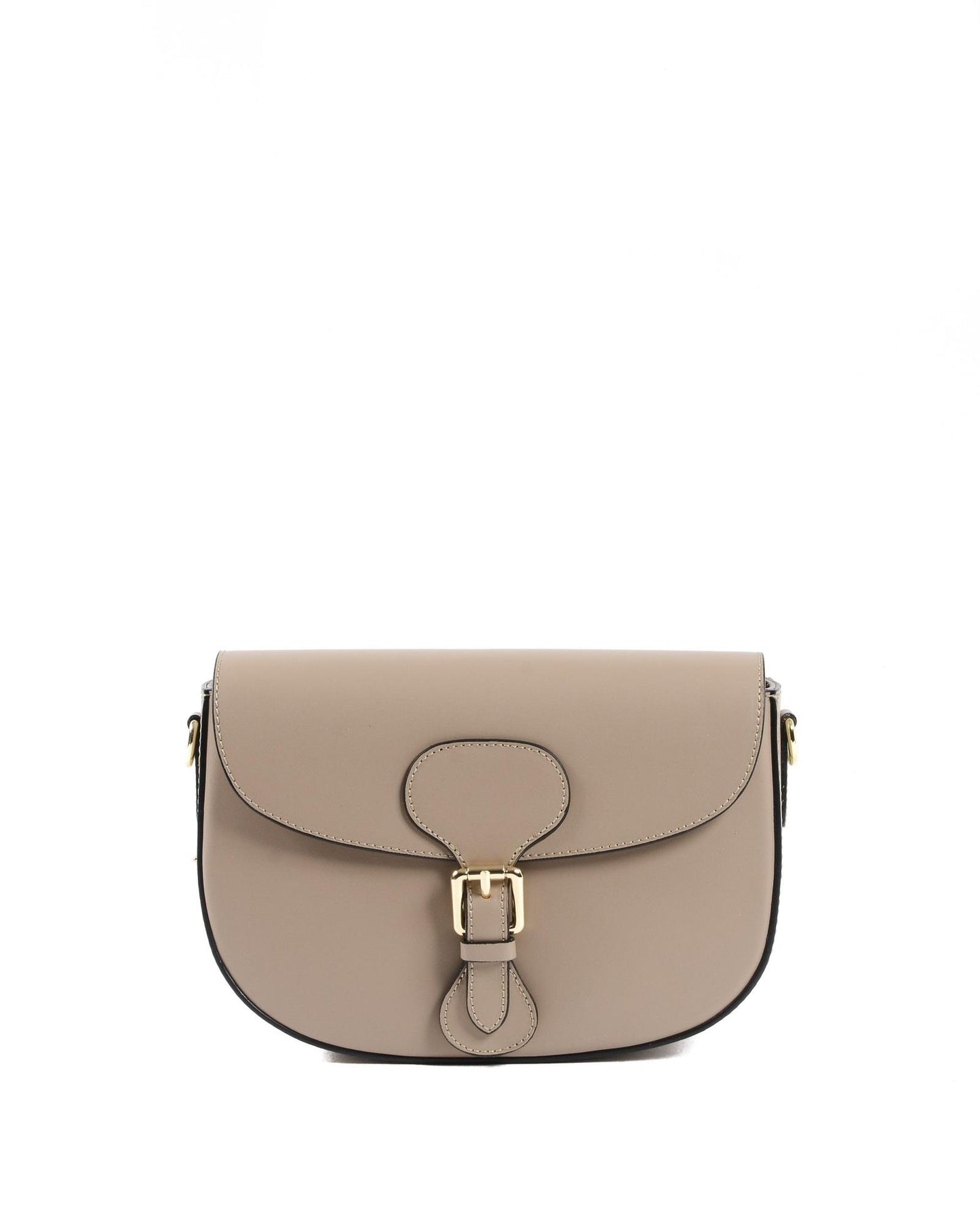 HalfMoon Leather Crossbody Bag - One Size