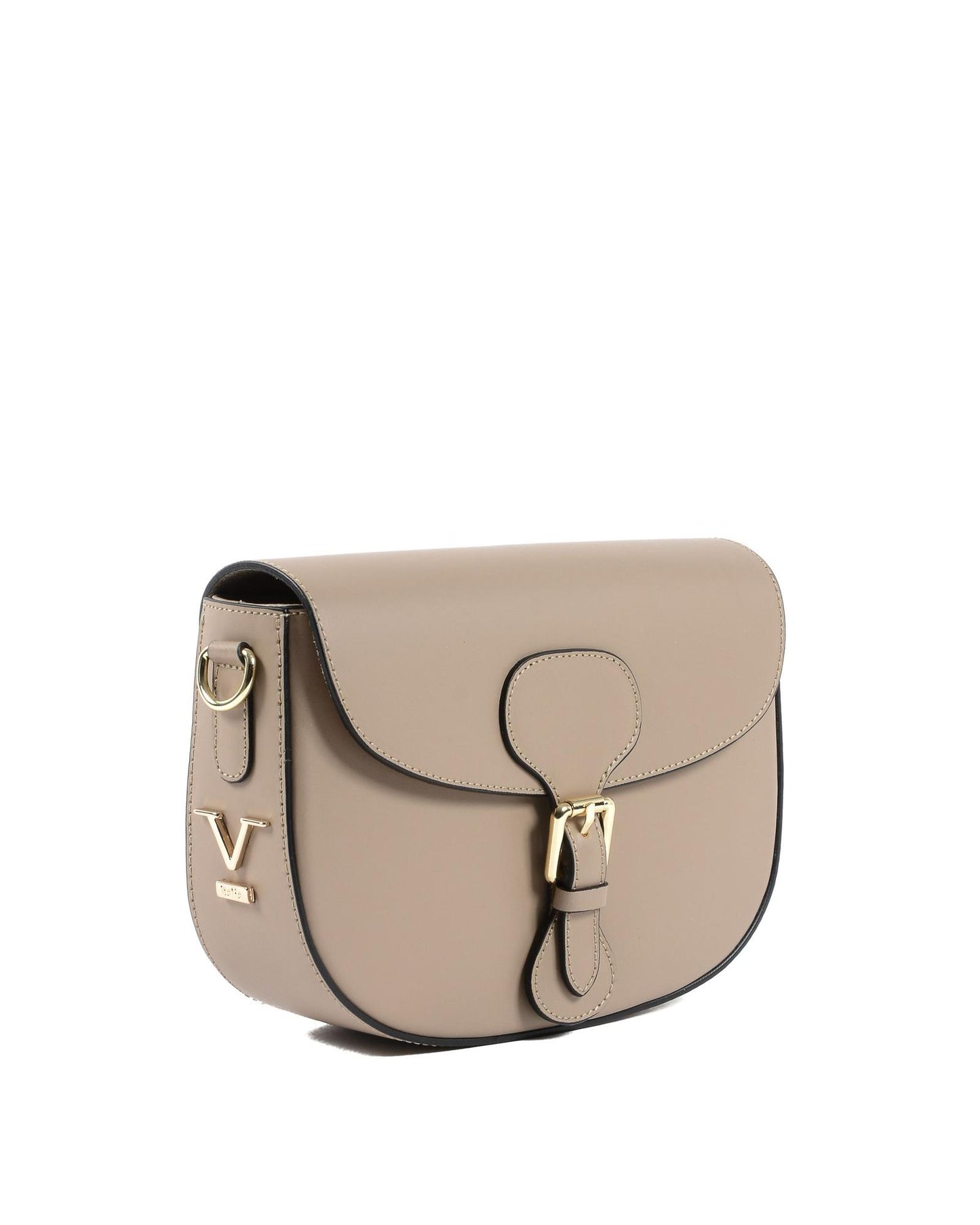 HalfMoon Leather Crossbody Bag - One Size