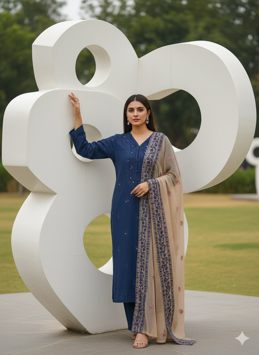 Agha Noor - 2 Pcs - PW5040