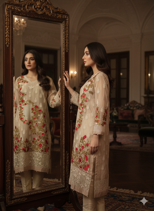 AGHA NOOR - 1 Pcs - PW609K