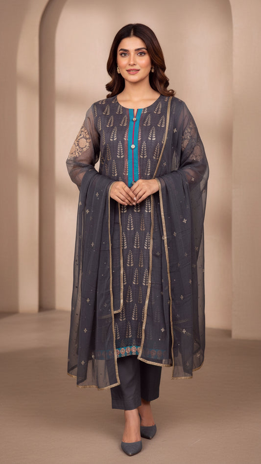 PL002 - 3 Piece Organza Suit